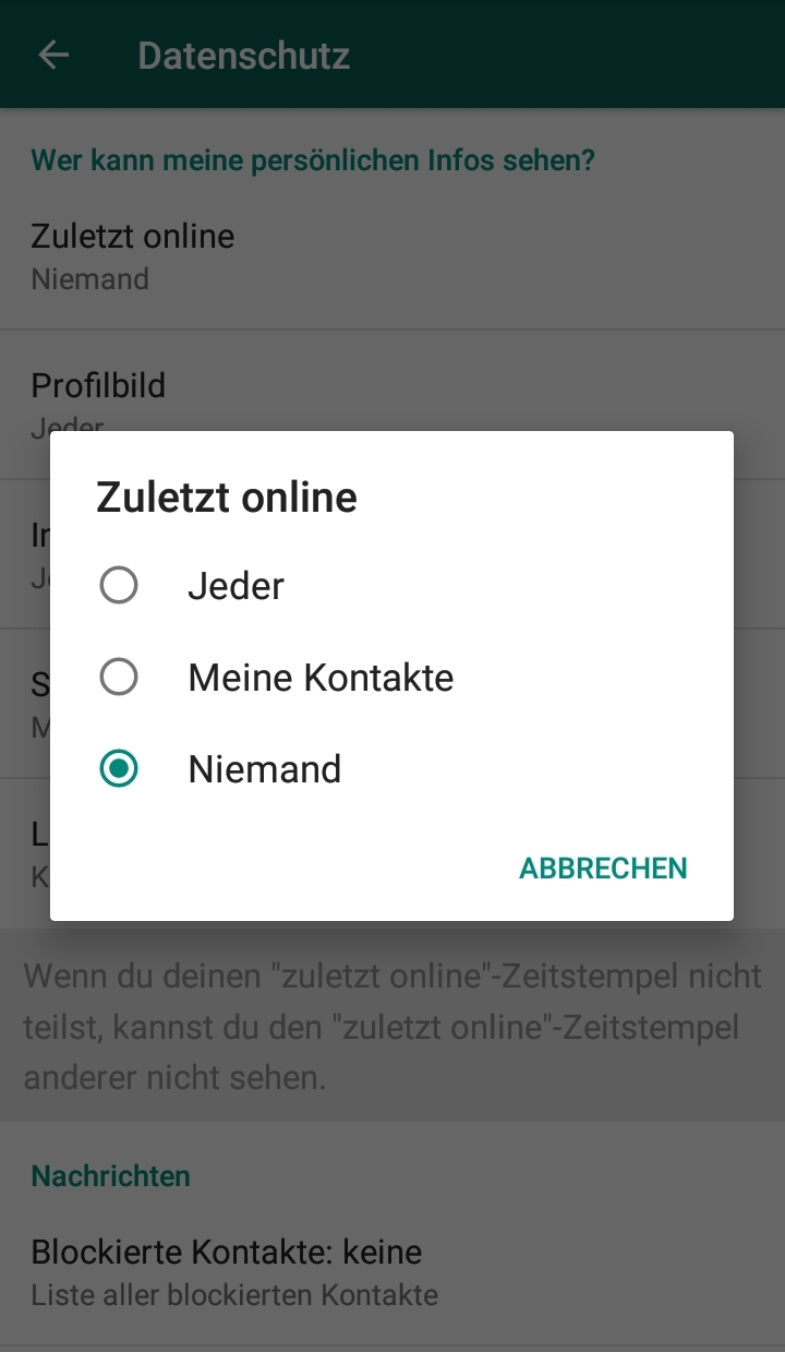 wie in whatsapp online verbergen wie in whatsapp online verbergen