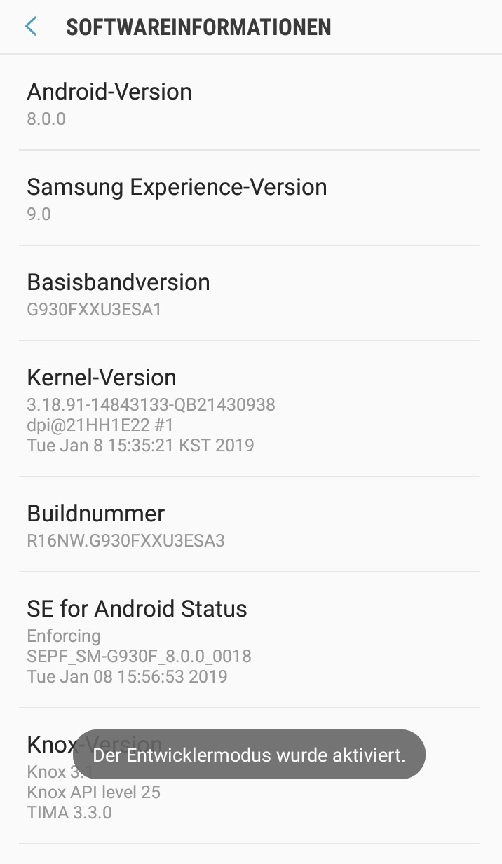 Entwicklermodus Android Sensors Off at Andres Slade blog